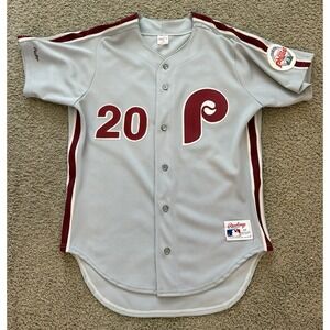 Philadelphia Phillies Mike Schmidt #20 Vintage Rawlings Authentic Jersey Sz 44